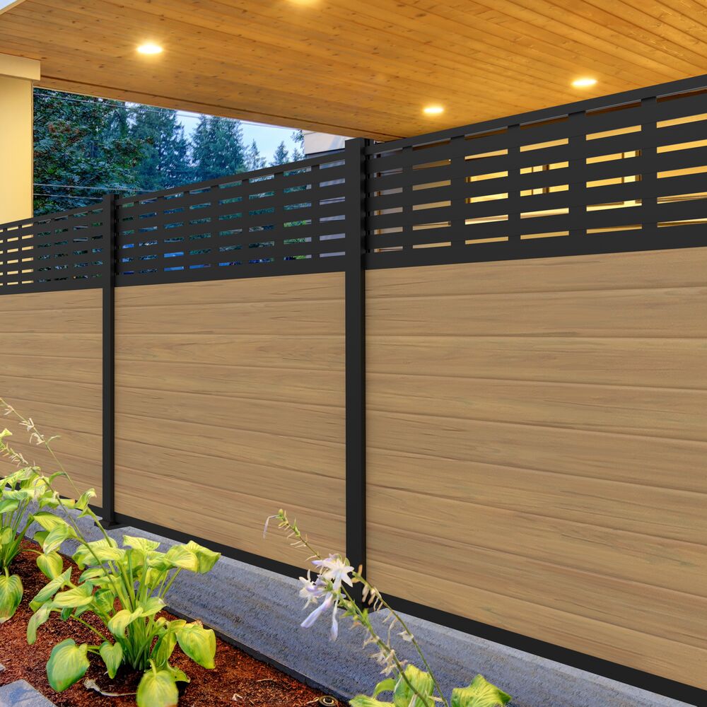 Freedom Alloy Mixed Material 6-ft H x 6-in W Cypress Vinyl Privacy Fence Infill