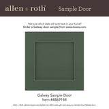 allen + roth Galway 33-in W x 34.5-in H x 24-in D Sage Blind 1-Drawer Base Fully Assembled Cabinet (Flat Panel Shaker Style)
