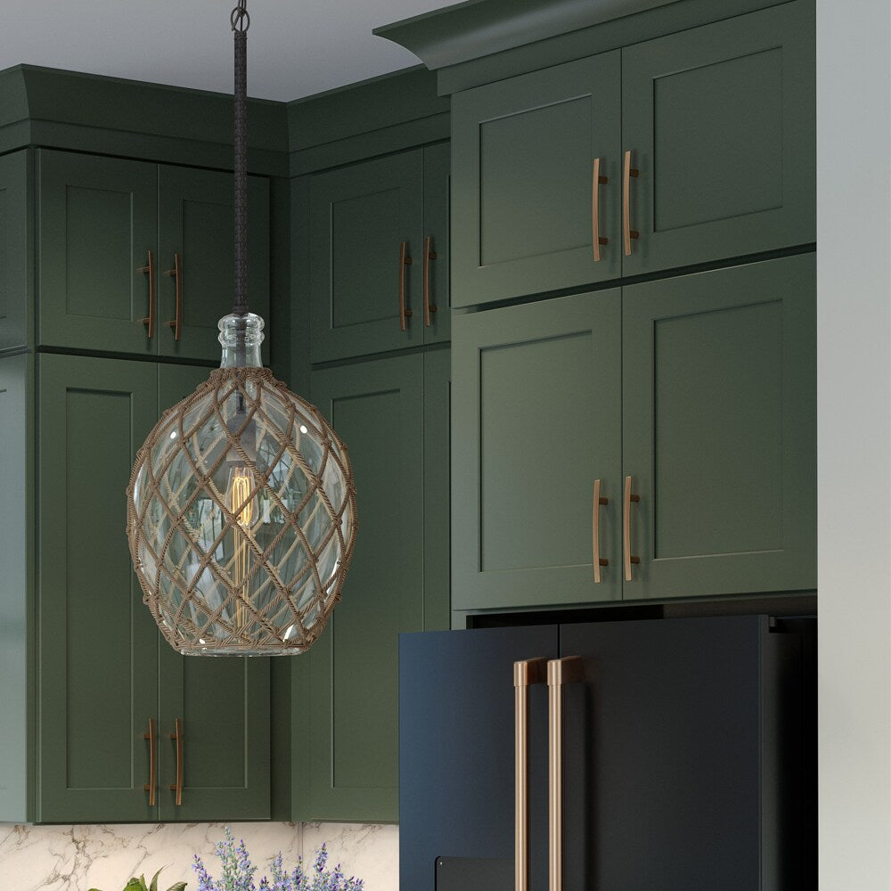 allen + roth Galway 36-in W x 12.125-in H x 24-in D Sage Wall Fully Assembled Cabinet (Flat Panel Shaker Door Style)