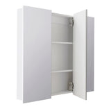 Style Selections 36.25-in x 29.75-in Surface Mount White Mirrored Medicine Cabinet
