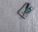 Apollo Tile (Sample) Duchess Gray 4-in x 4-in Glossy Ceramic Subway Wall Tile