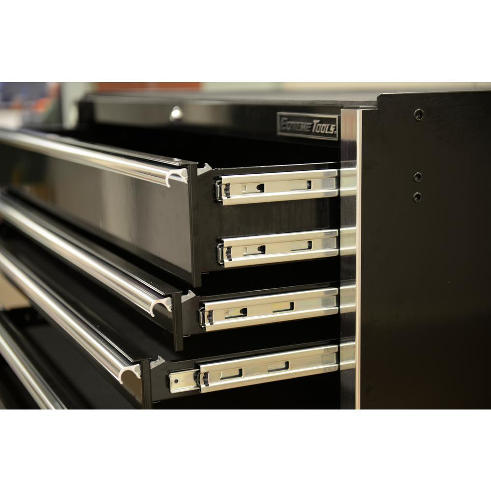 THD Series 55 in.12-Drawer Roller Cabinet Tool Chest in Black - Super Arbor