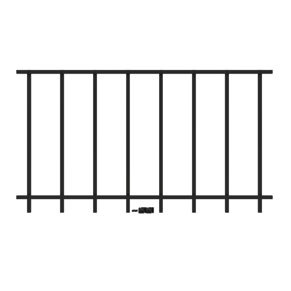 Freedom Standard 35-in Black Metal Puppy Picket Add-on Kit For Metal Fence