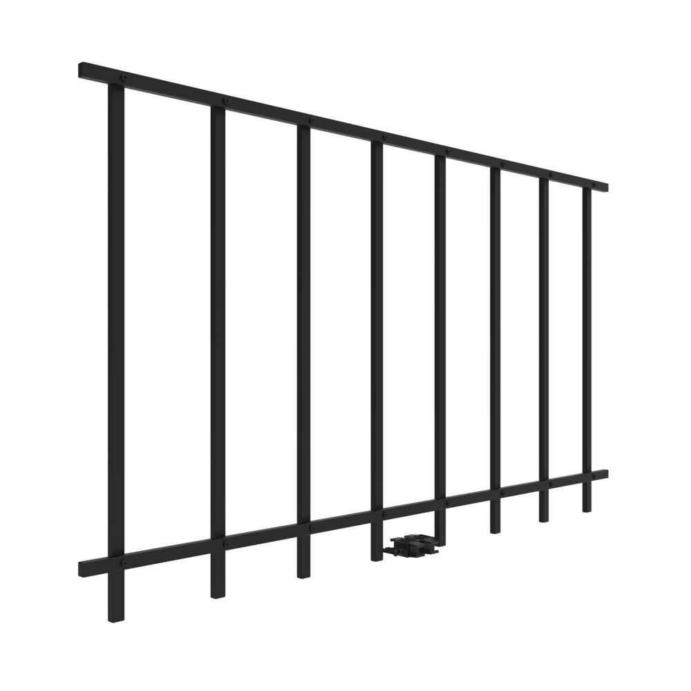 Freedom Standard 35-in Black Metal Puppy Picket Add-on Kit For Metal Fence
