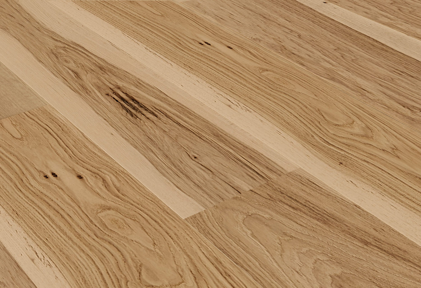 Element Flooring Hickory Thistle hardwood flooring — carton and plank detail