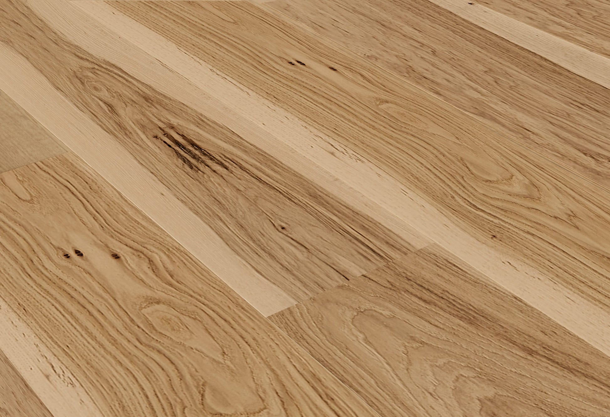 Element Flooring Hickory Thistle hardwood flooring — carton and plank detail