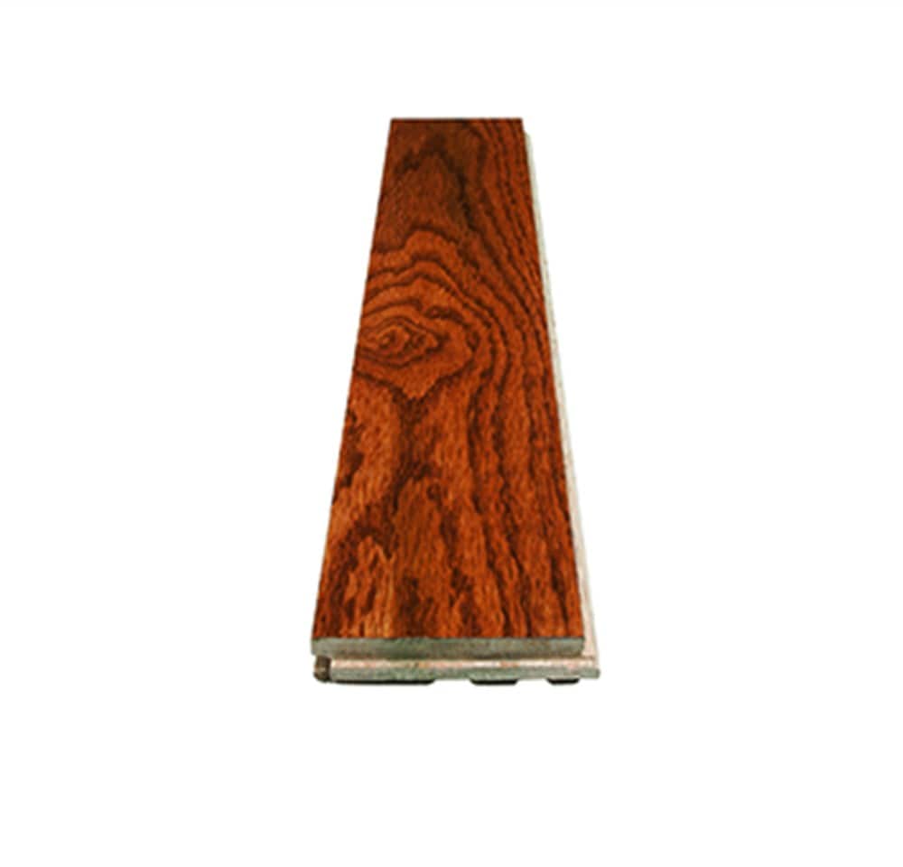 Bruce Oak Gunstock hardwood flooring — carton and plank detail
