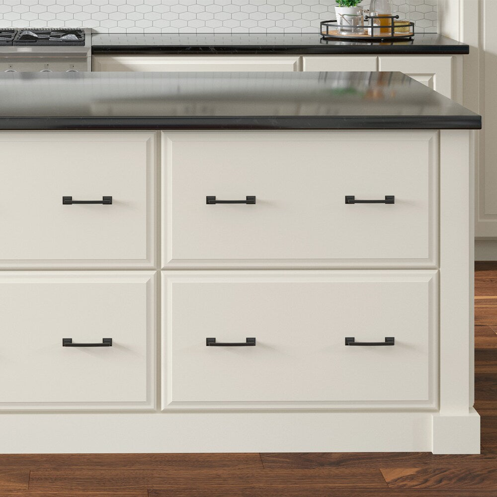 allen + roth Pattingham 36-in W x 34.5-in H x 24-in D Harbor 2-Drawer Base Fully Assembled Cabinet (Raised Panel Style)