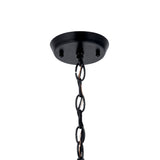 Kichler Kennewick 5-Light Black Traditional Bare Bulb Chandelier