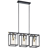 Kichler Kitner 3-Light Industrial Chandelier