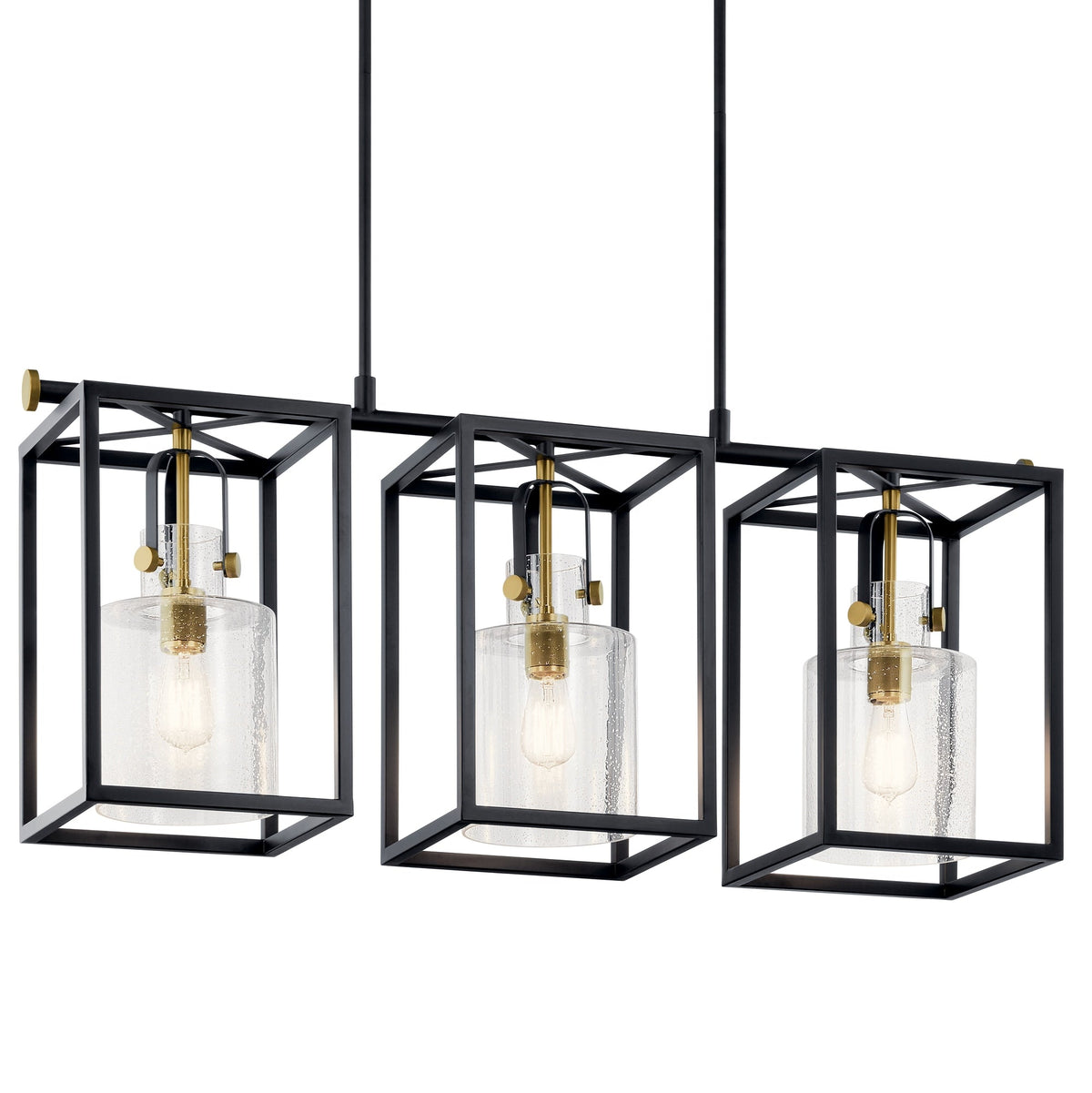 Kichler Kitner 3-Light Industrial Chandelier