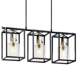Kichler Kitner 3-Light Industrial Chandelier
