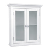 Teamson Home Madison 20-in x 24-in x 7-in White Bathroom Wall Cabinet