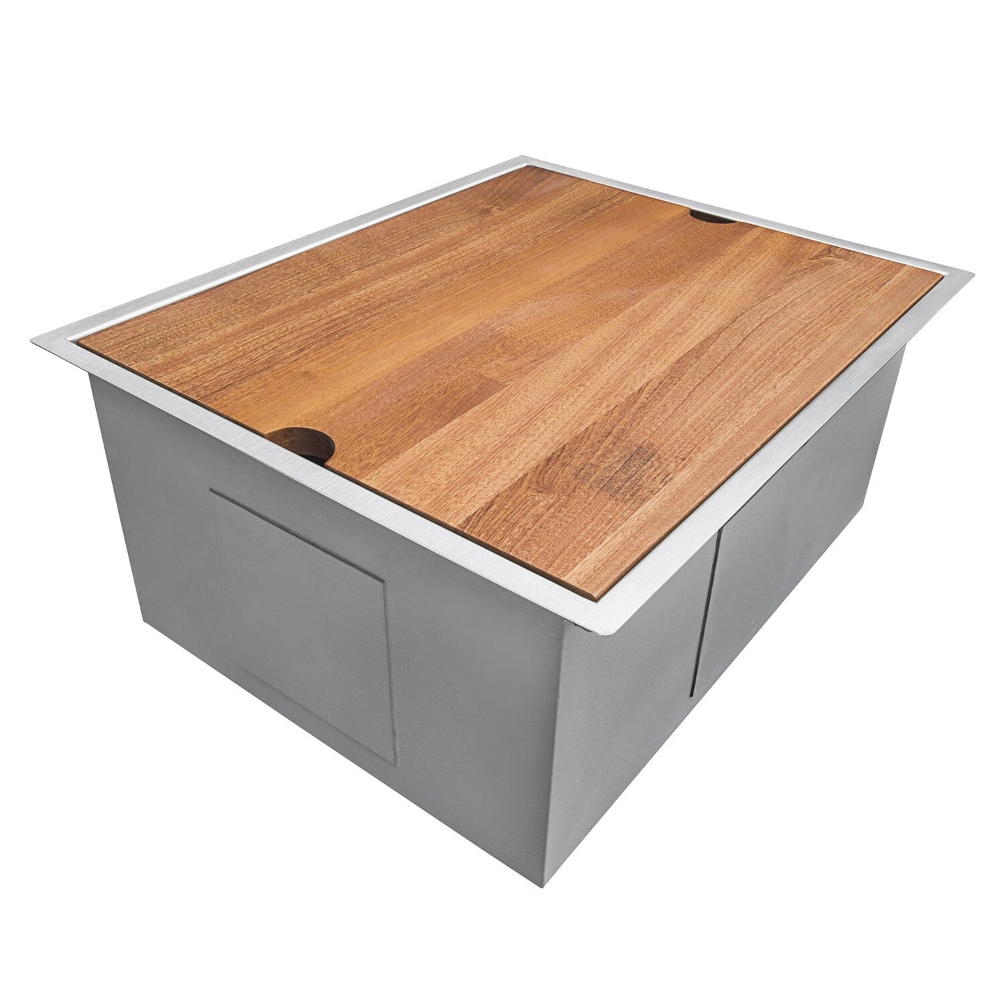 Ruvati Stainless Steel Undermount Laundry Sink with Drain - 21" x 18"