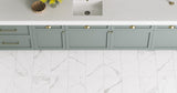 Satori Statuario Matte 12-in x 24-in Matte Porcelain Marble Look Floor Tile