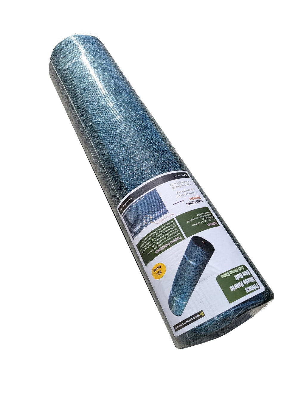 NCSNA 6-ft H x 100-ft W Dark Green Hdpe Chain Link Fence Screen