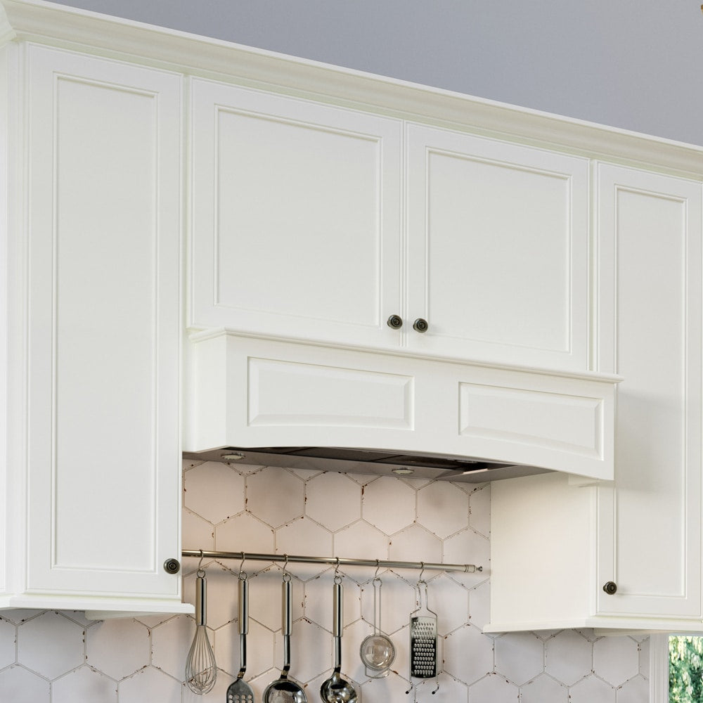 allen + roth McKeller 36-in W x 24.5-in H x 12-in D Linen Wall Fully Assembled Cabinet (Flat Panel Square Door Style)