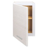 Style Selections Acadia 12-in x 20-in x 6.93-in White Soft Close Bathroom Wall Cabinet