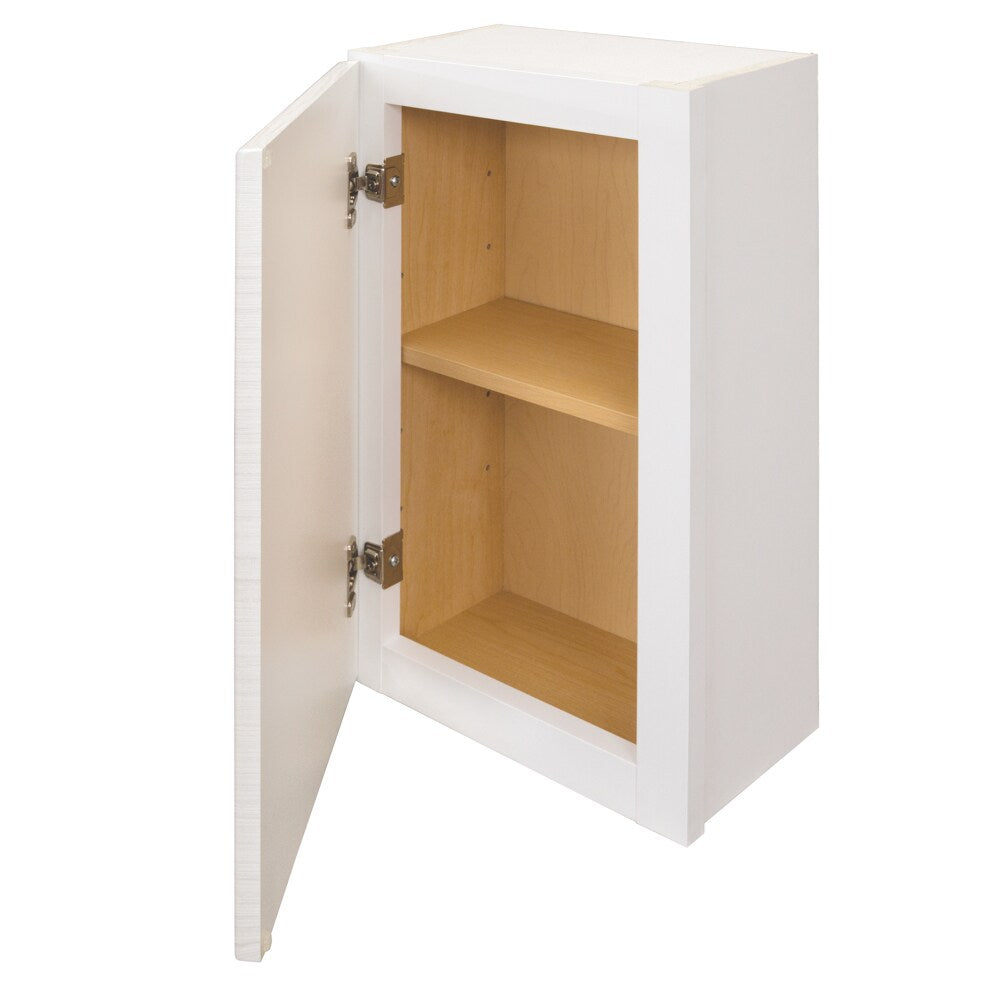 Style Selections Acadia 12-in x 20-in x 6.93-in White Soft Close Bathroom Wall Cabinet