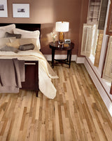 Bruce Hickory Country Natural hardwood flooring — carton and plank detail