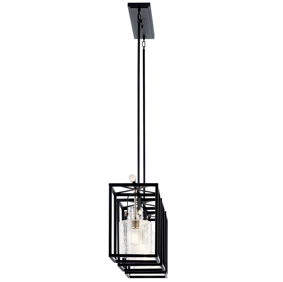 Kichler Kitner 3-Light Polished Nickel Industrial Chandelier