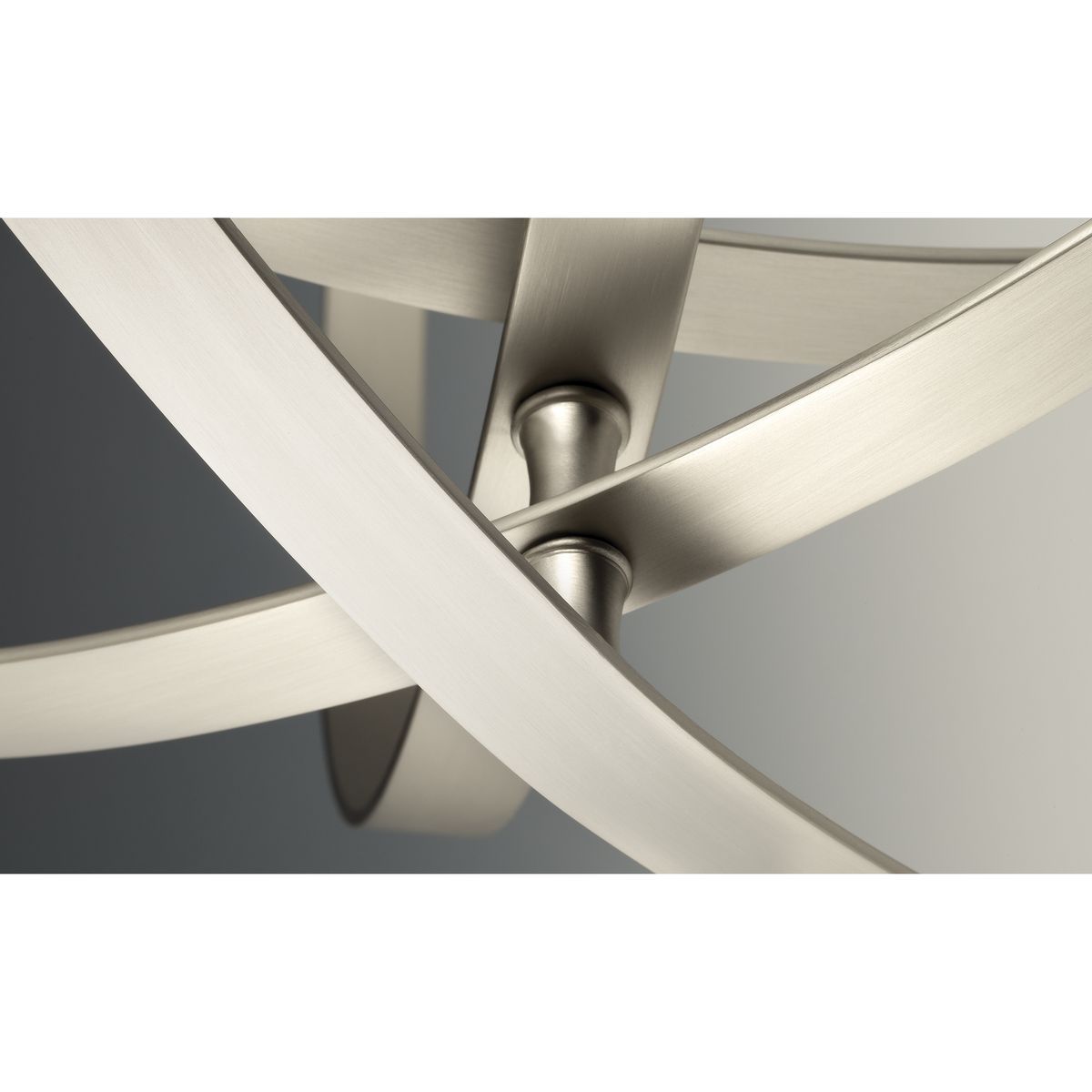 Progress Lighting Equinox 3-Light Burnished Silver Transitional Globe Medium Hanging Pendant Light