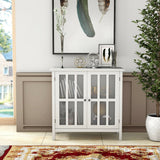 Costway 14-in W x 31-in H Wood Composite White Freestanding Utility Storage Cabinet