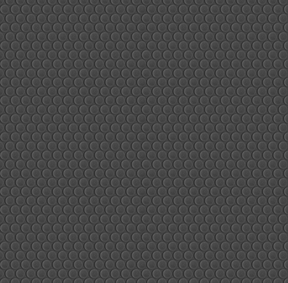 Satori Hudson Carbon Matte 12-in x 12-in Unglazed Porcelain Penny Round Floor and Wall Tile (0.9-sq ft per Piece)