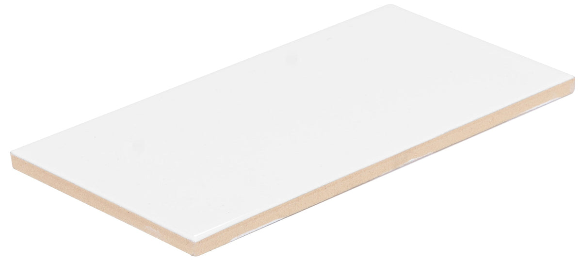 Satori Hudson Brilliant White 4-in x 8-in Glossy Ceramic Subway Wall Tile (0.21-sq. ft/ Piece)