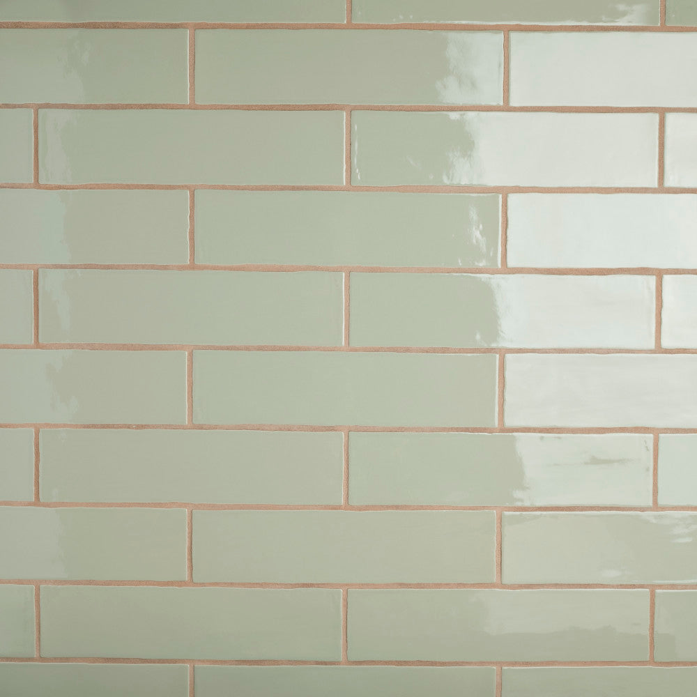 Merola Tile Chester Sage 3 in. x 12 in. Ceramic Wall Subway Tile (5.93 sq. ft. / Case)