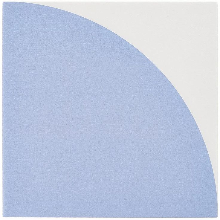 Victoria Crescent Blue 8 in. x 8 in. Matte Porcelain Wall Tile (9 Pieces, 3.87 Sq. Ft. / Case)
