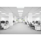 2 ft. x 4 ft. 128-Watt Equivalent White Integrated LED Flat Panel Light, Lumen and Color Selectable - Super Arbor