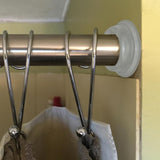 1-3/4 in. Clear Wall-Mounted Doorstop