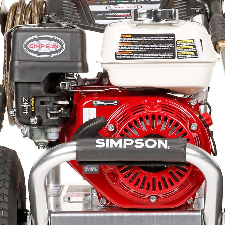 Simpson Aluminum ALH3228-S 3400 PSI at 2.5 GPM HONDA GX200 Cold Water Pressure Washer