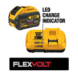 FLEXVOLT 20-Volt/60-Volt MAX Lithium-Ion Battery Pack with Fan Cooled Fast Charger