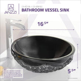 Diver Vessel Sink in Black Jade - Super Arbor