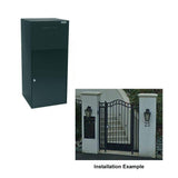 Collection Vault with Front Access and Tote in Black - Super Arbor