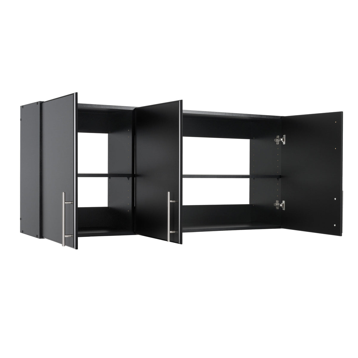 Prepac Elite 54-in W x 24-in H Wood Composite Black Wall-mount Utility Storage Cabinet