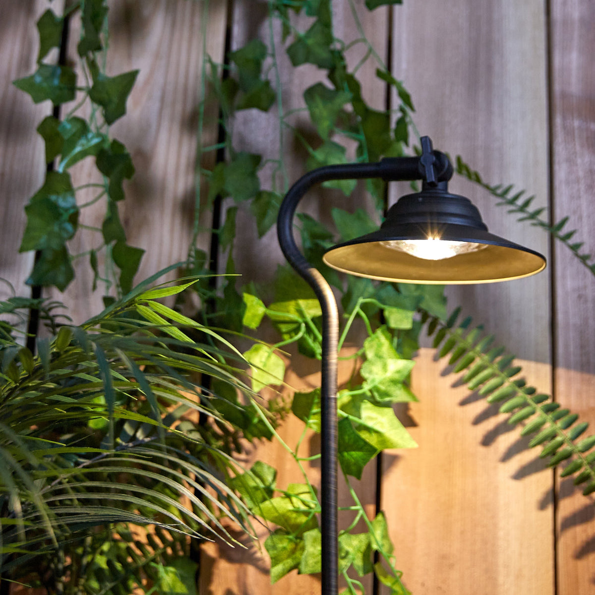 Portfolio 1.3-Watt Bronze Low Voltage Hardwired Integrated LED Path Light