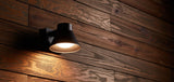 Project Source 2-Pack 4.76-in H Matte Black Dark Sky Integrated LED Outdoor Wall Light