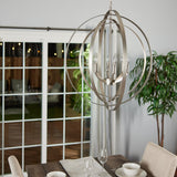 Progress Lighting Equinox 6-Light Gray Transitional Chandelier