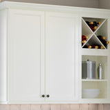 allen + roth McKeller 30-in W x 36.125-in H x 12-in D Linen Wall Fully Assembled Cabinet (Flat Panel Square Door Style)