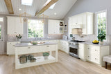 allen + roth McKeller 18-in W x 34.5-in H x 24-in D Linen 1-Drawer Base Fully Assembled Cabinet (Flat Panel Mitered Style)
