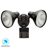 Defiant 110 Degree Black Motion Activated Outdoor Flood Light