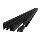 Freedom 78.88-in x 3.75-in Matte Black Aluminum Line Connector (5-Pack)