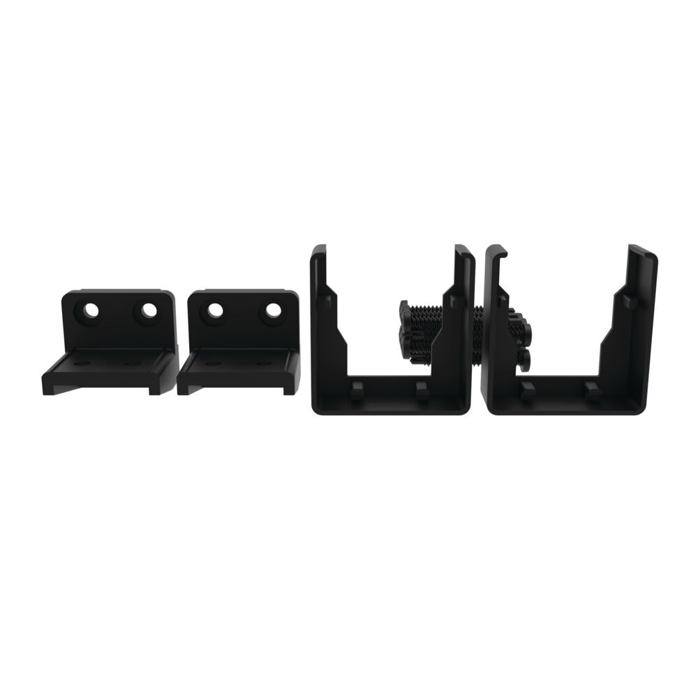 Freedom 6.32-in x 3.14-in VersaRail Matte Black Aluminum Line Connector
