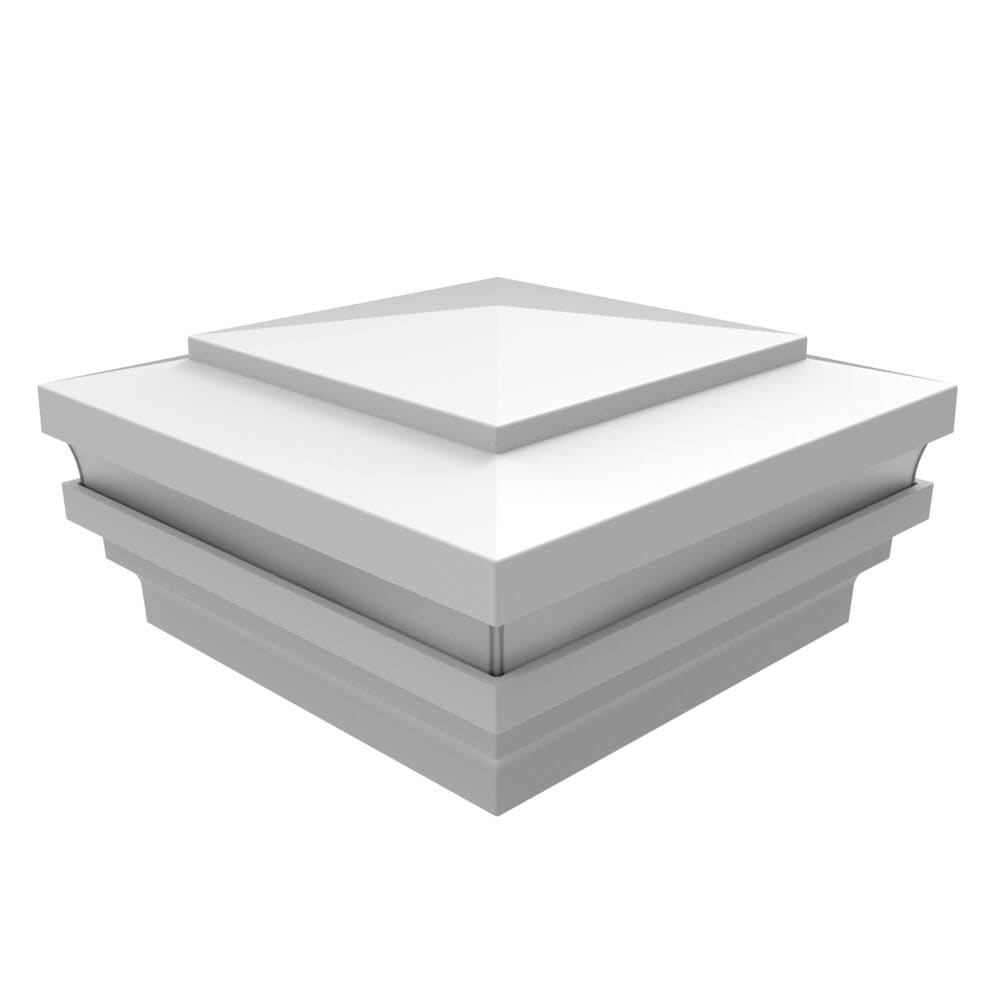 Freedom 4-in x 4-in White Nylon Deck Post Cap