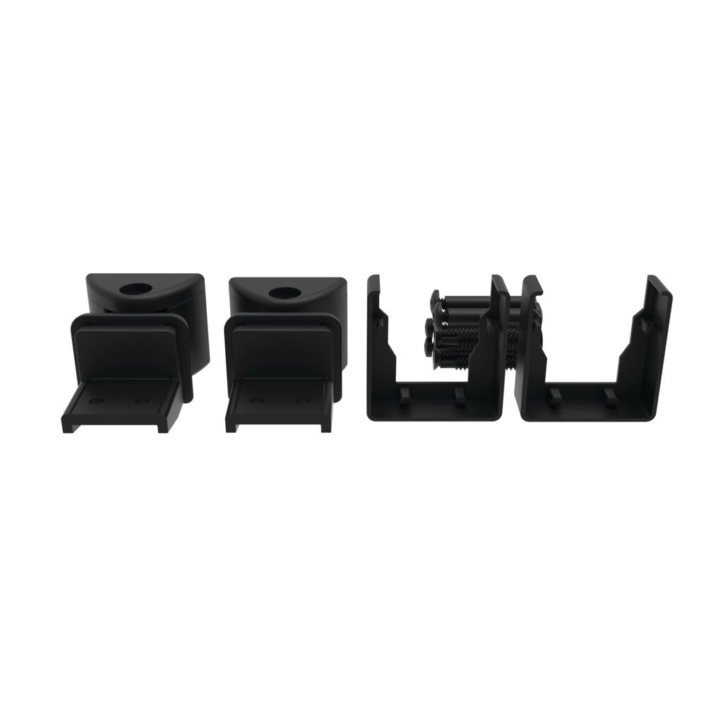 Freedom 7.52-in x 3.14-in VersaRail Matte Black Aluminum Angle Adapter