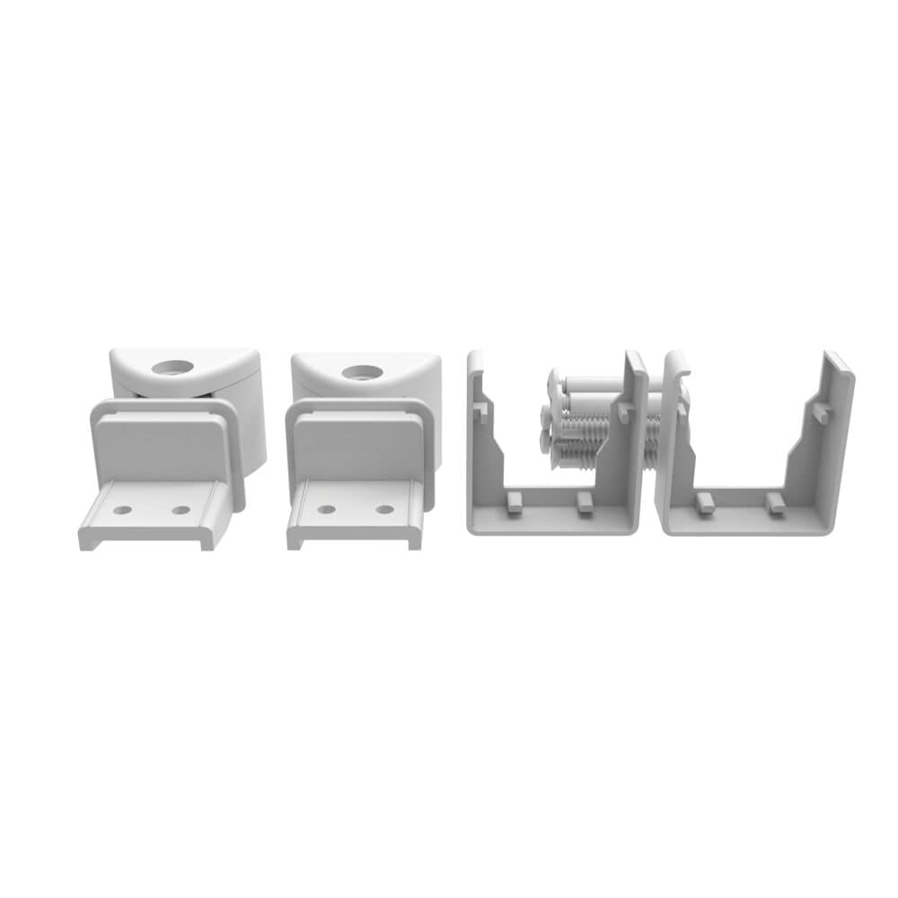 Freedom 7.52-in x 3.14-in VersaRail White Aluminum Angle Adapter