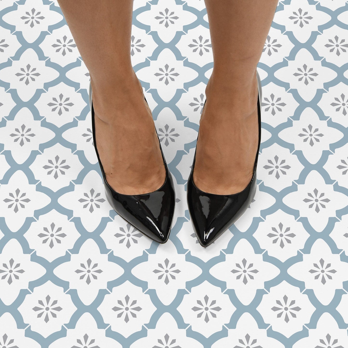 FloorPops Multicolor 12-in x 12-in Water Resistant Peel and Stick Vinyl Tile Flooring, 20-sq ft Carton
